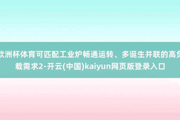 欧洲杯体育可匹配工业炉畅通运转、多诞生并联的高负载需求2-开云(中国)kaiyun网页版登录入口